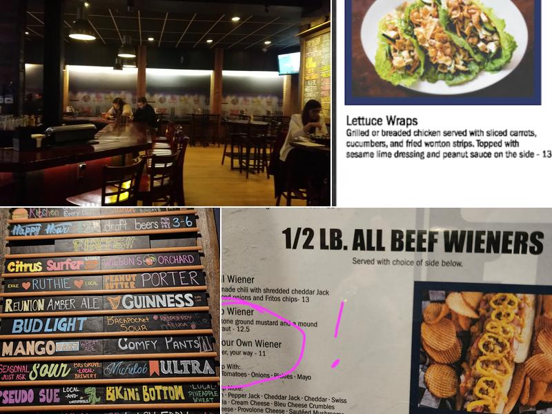 Pub 217 Menu