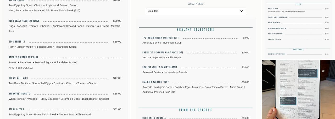 The Wave Kitchen & Bar Menu