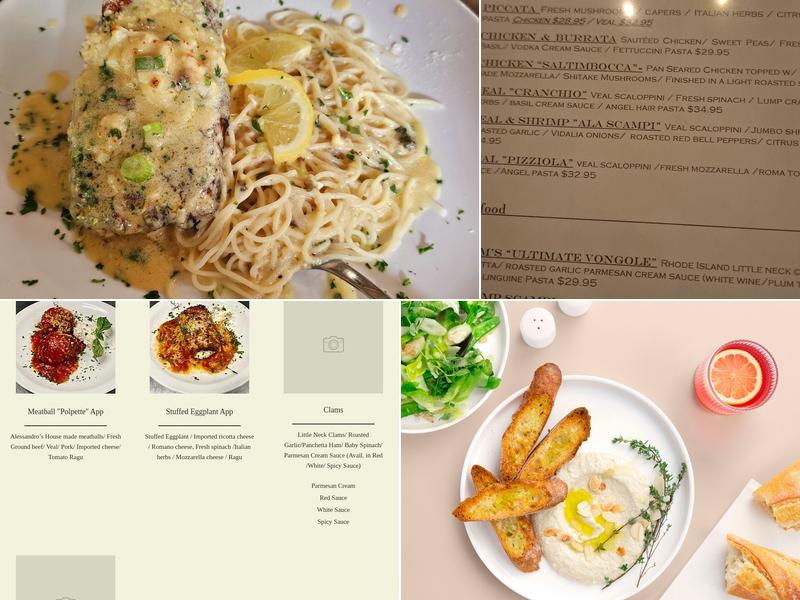 Scampi Grill Menu