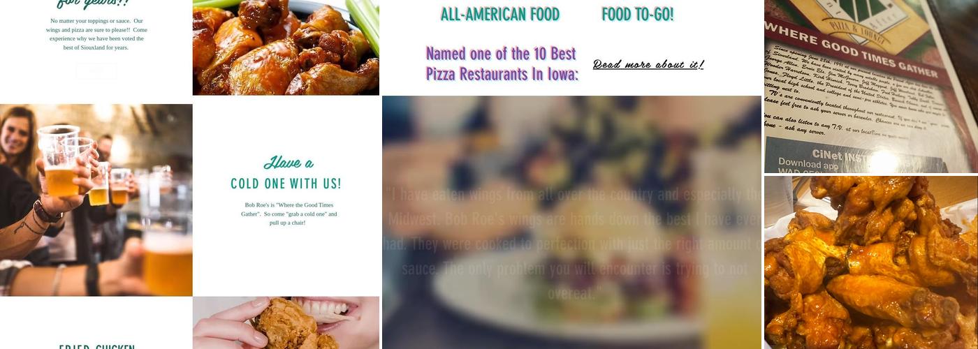 Bob Roe's Point After Menu