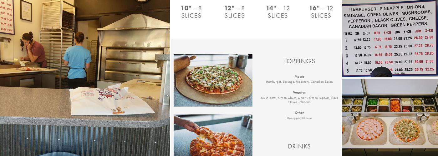Jerry's Pizza Menu