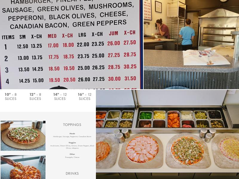 Jerry's Pizza Menu