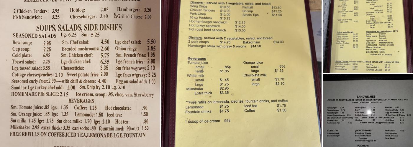 Royal Restaurant Menu