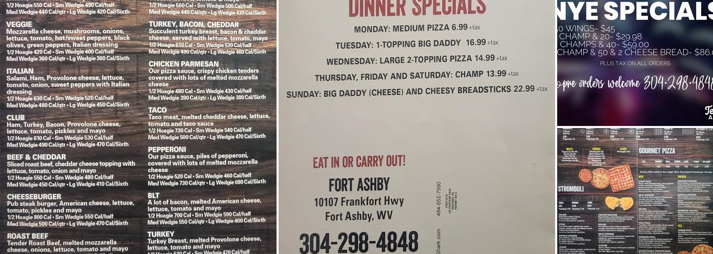 Fox's Pizza Den Menu