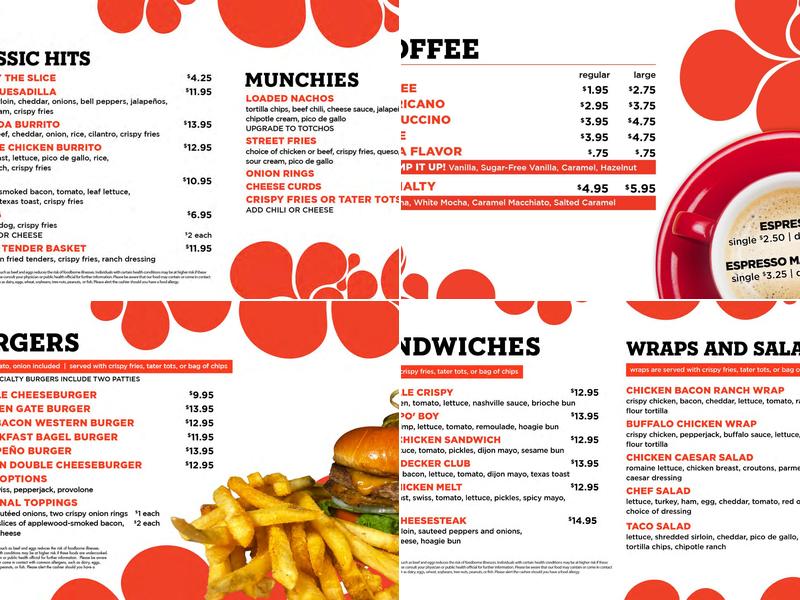 Fuel American Grill Menu