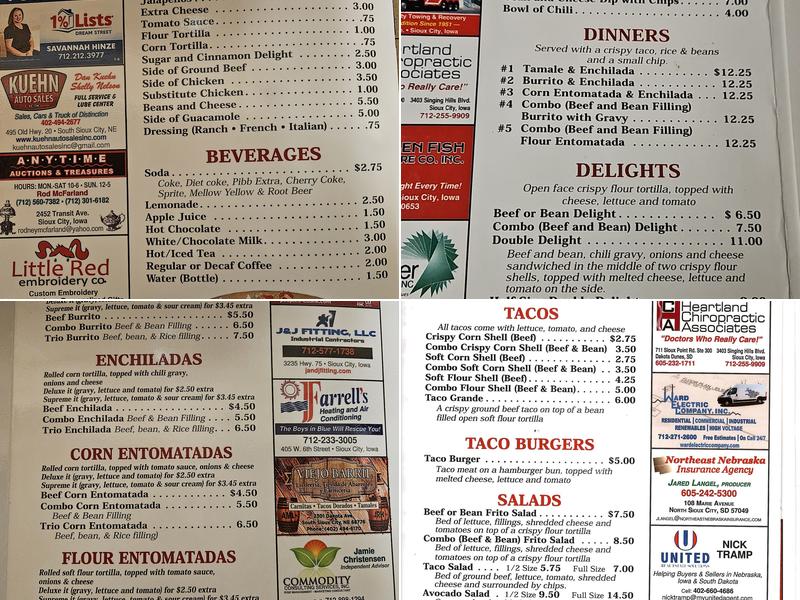 Navarrete's Menu