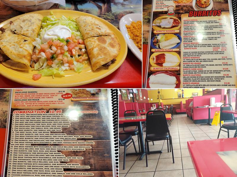 La Fiesta Charra Menu