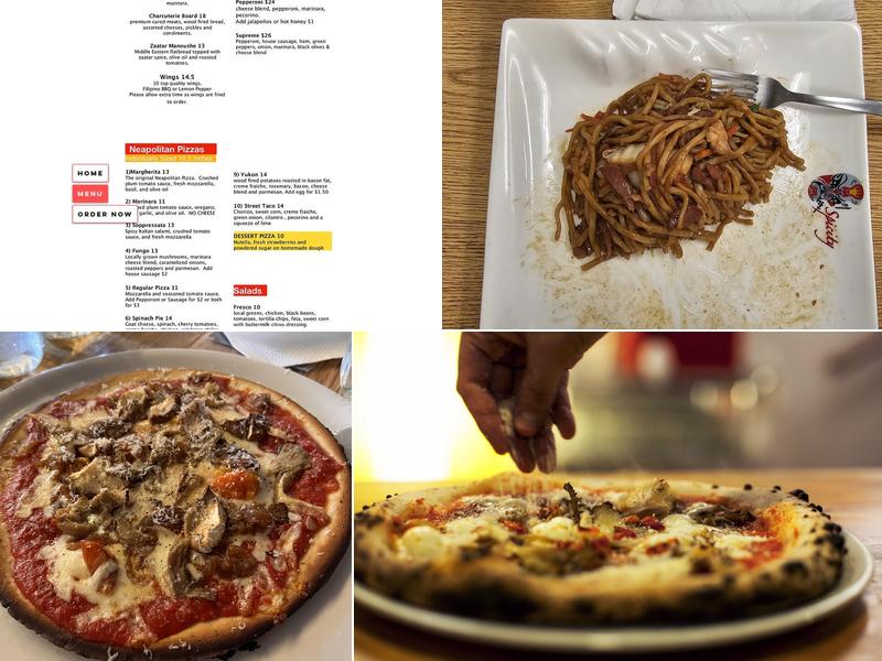 Basal Pizza Menu