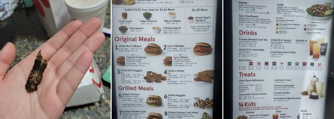 Chick-fil-A Menu