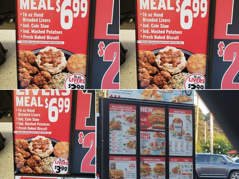 KFC Menu