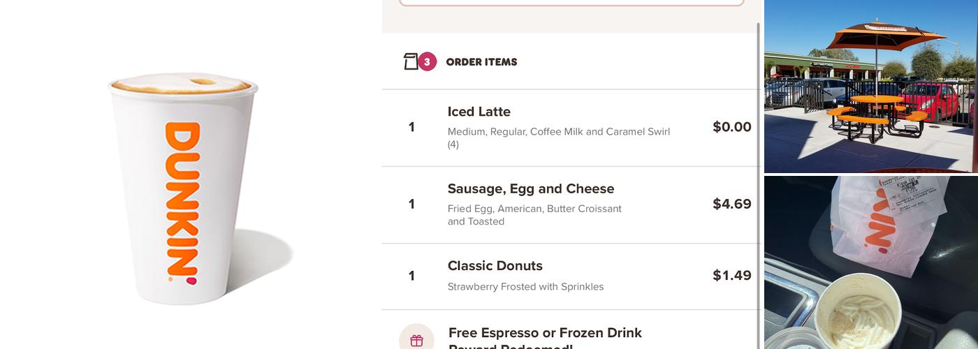 Dunkin' Menu