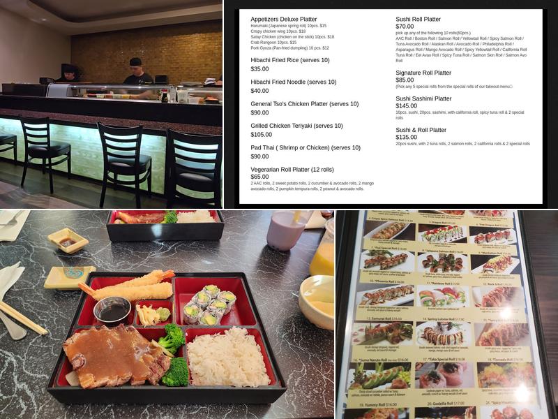 Fuji Japanese & Hibachi Steak Restaurant Menu