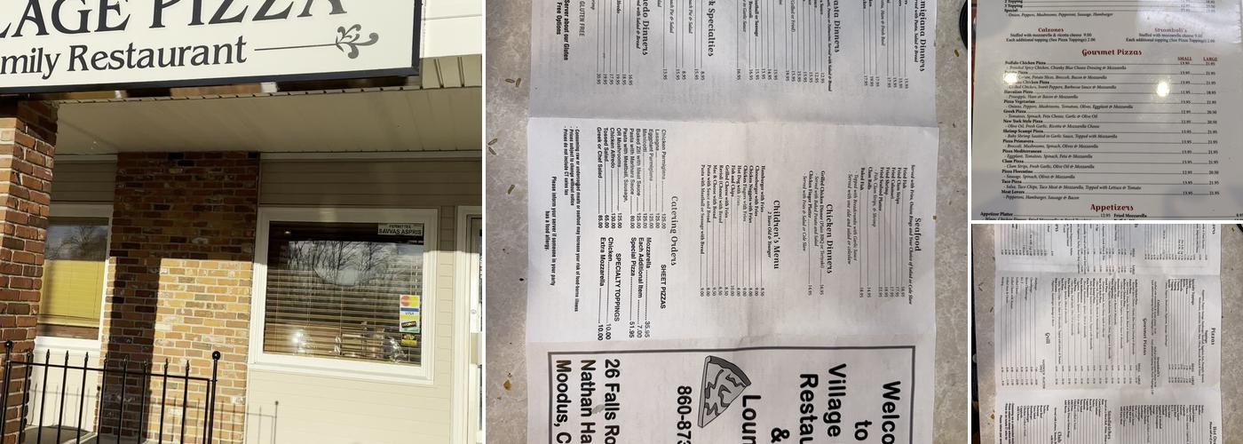 Village Pizza Family Restaurant Menu