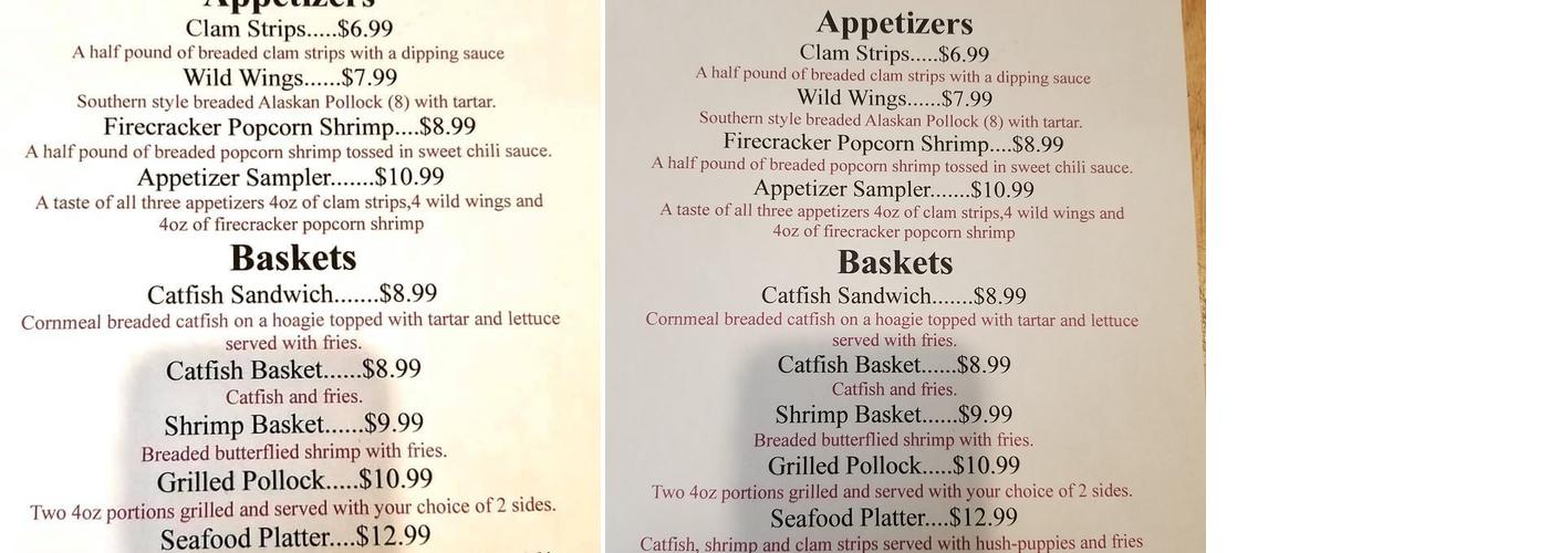 Wishbone Menu
