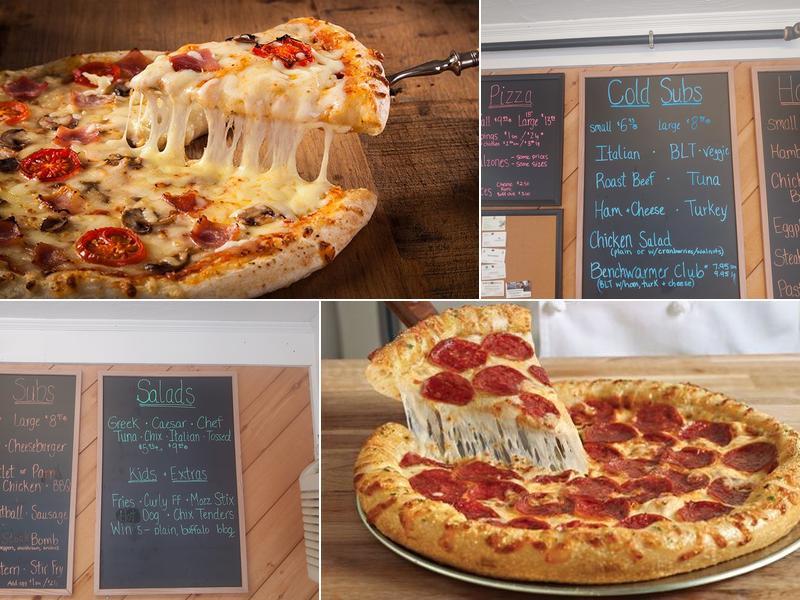 Benchwarmer Pizza and Sub Shop Menu