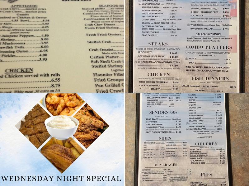 Lighthouse Restaurant Menu