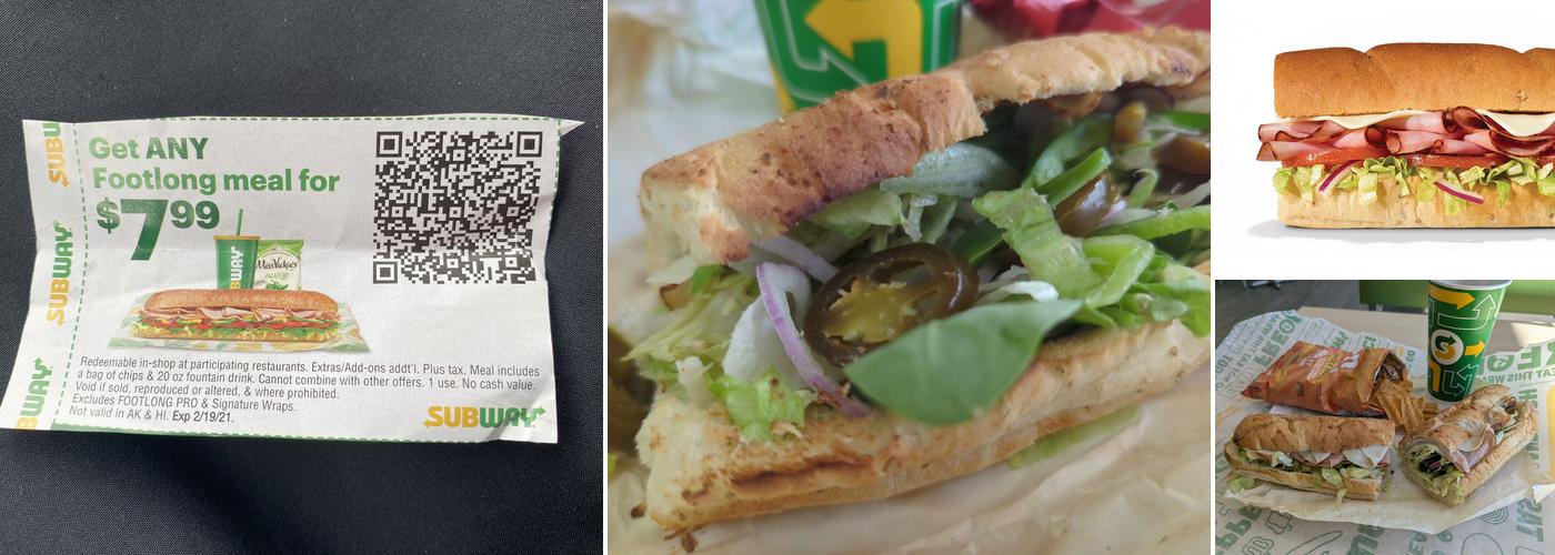 Subway Menu