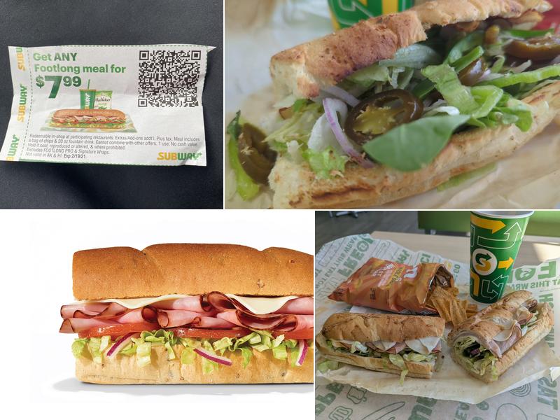 Subway Menu