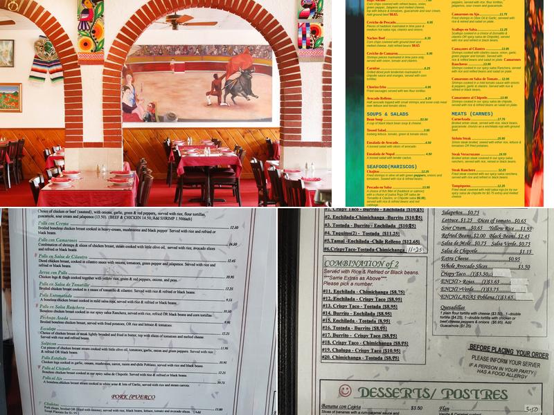 Acapulco Restaurant Menu