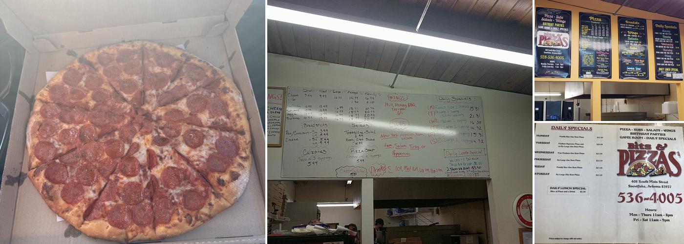 Bits & Pizzas Menu