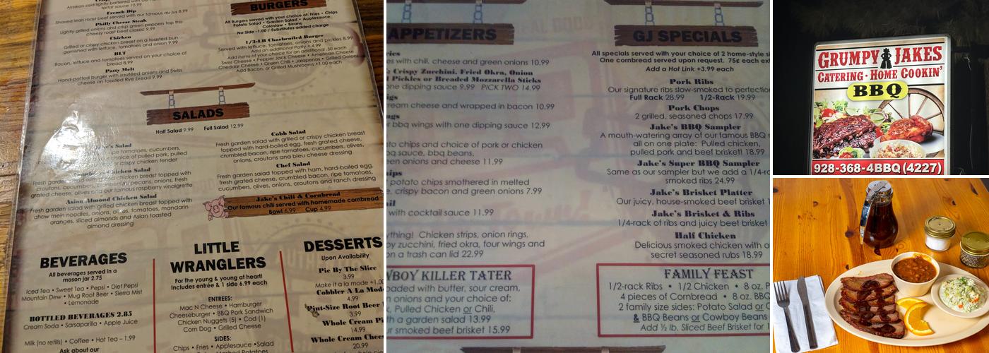 Grumpy Jake's BBQ & Catering Menu