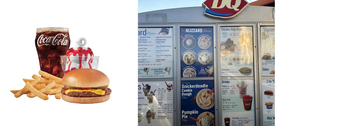 Dairy Queen Menu