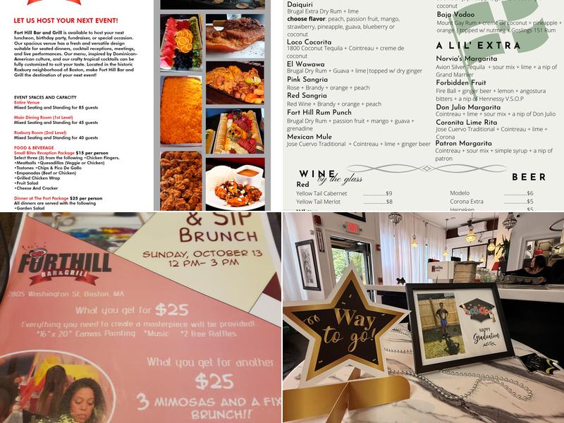 Fort Hill Bar & Grill Menu