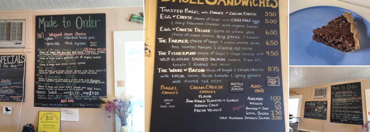 The Pie Maker Bakery Menu