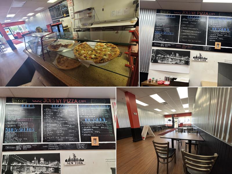 Joe's New York Pizza Menu