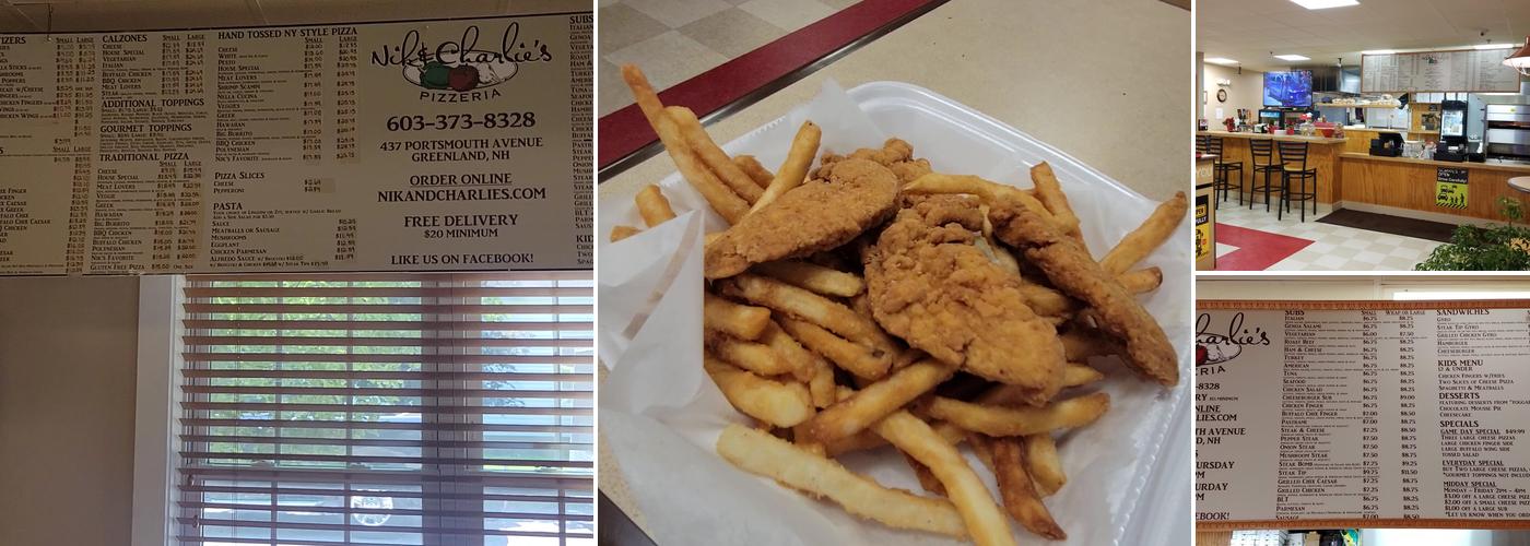 Nik & Charlie's Pizzeria Menu