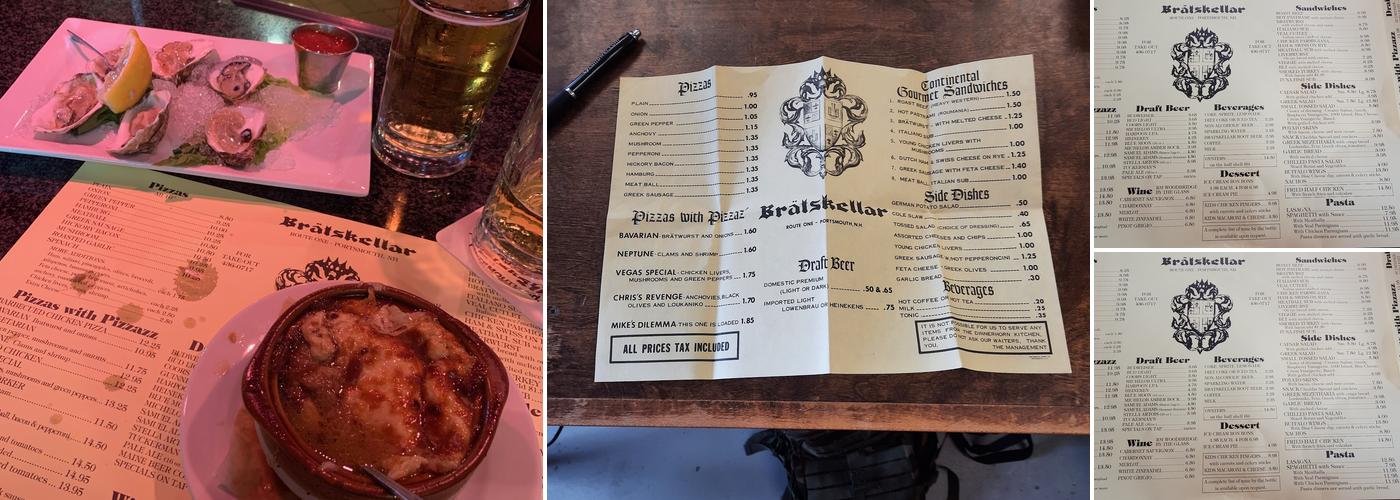 Bratskellar Pizza Pub Menu