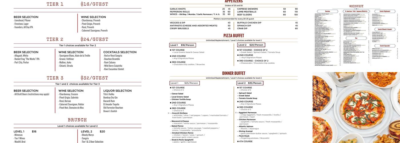 Fire Works Pizza Menu