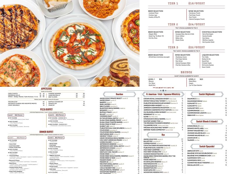 Fire Works Pizza Menu