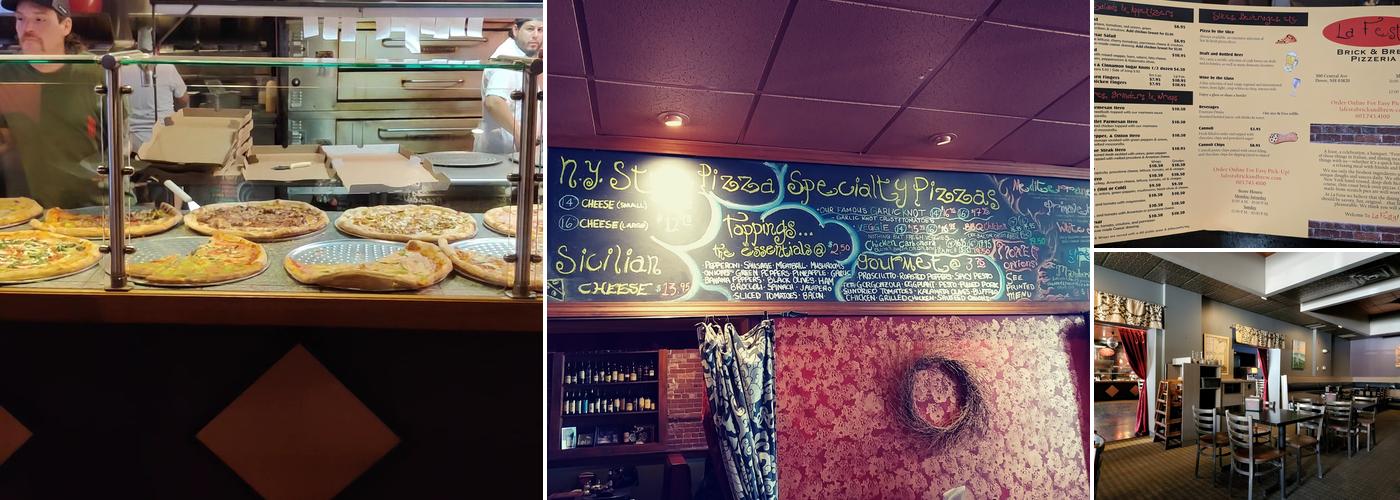 La Festa Brick & Brew Menu