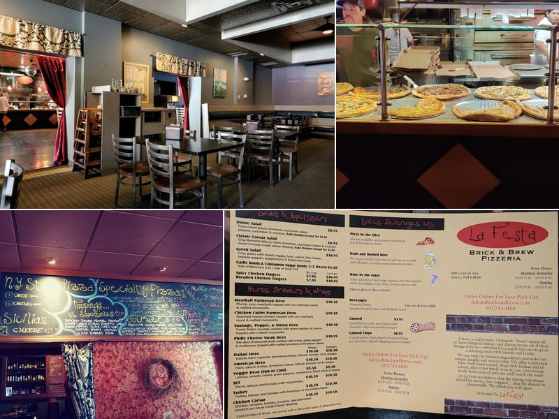 La Festa Brick & Brew Menu