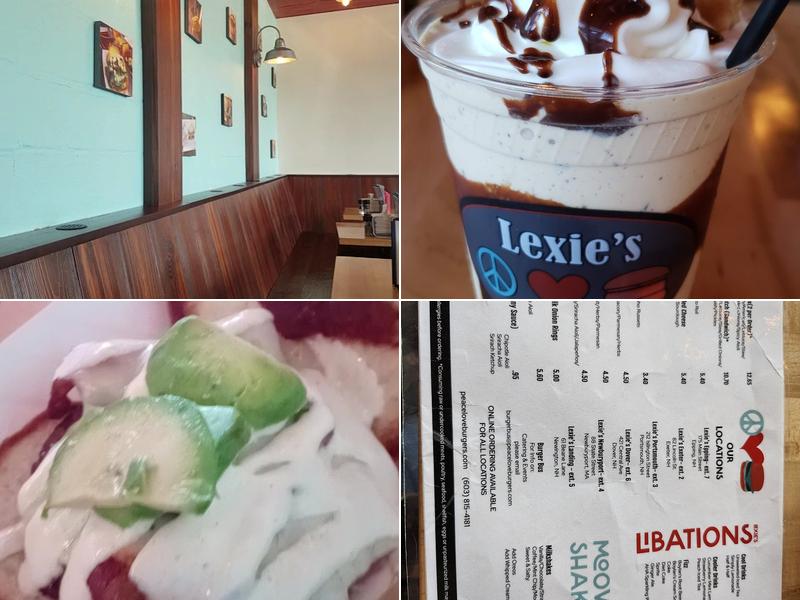Lexie's Exeter Menu