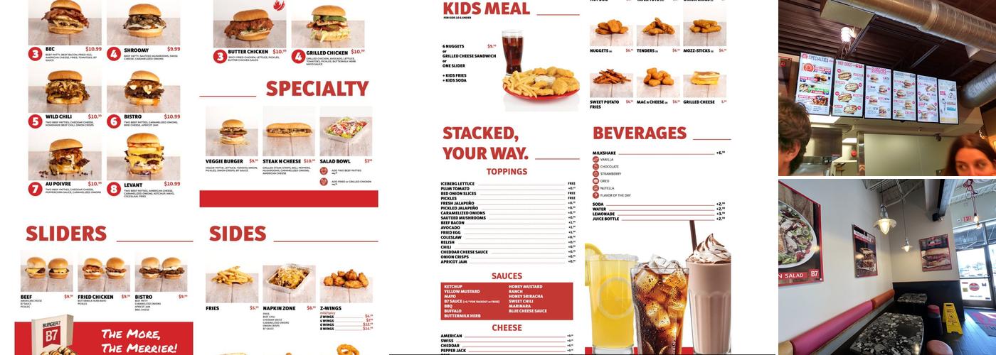 Burger 7 Menu