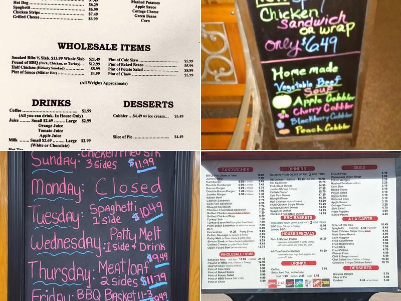 Larry's Pit BBQ Menu