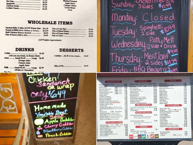 Larry's Pit BBQ Menu