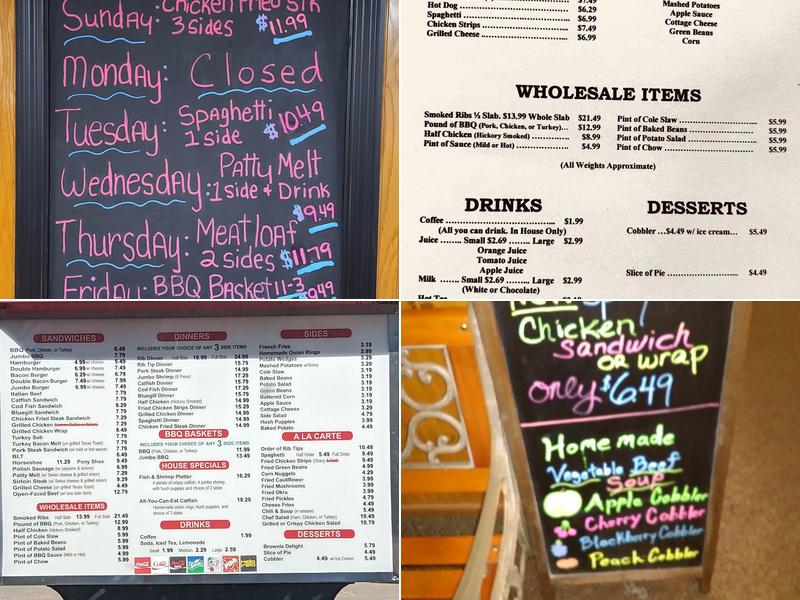 Larry's Pit BBQ Menu