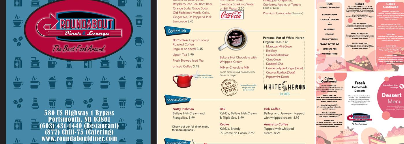 Roundabout Diner and Lounge Menu