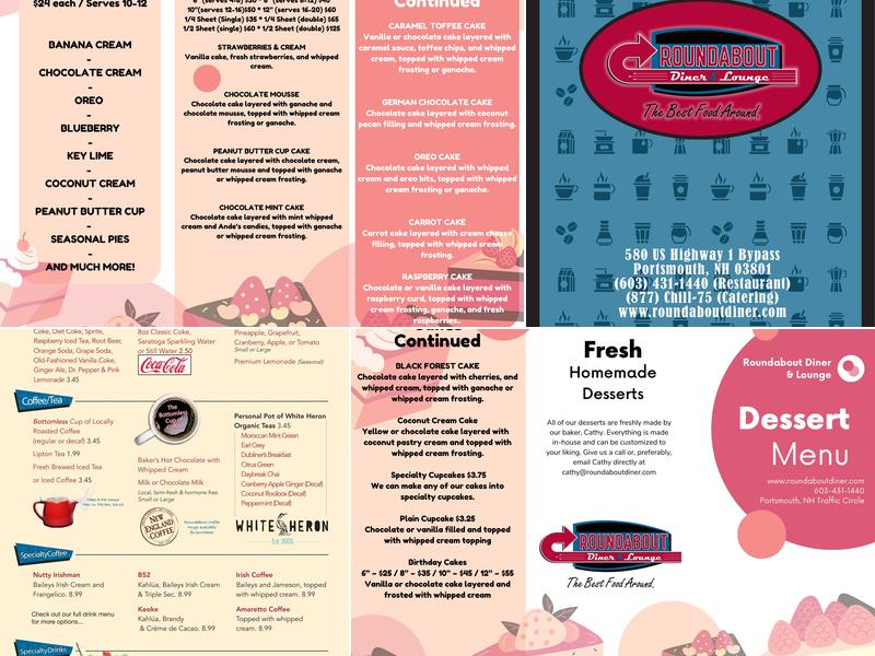 Roundabout Diner and Lounge Menu