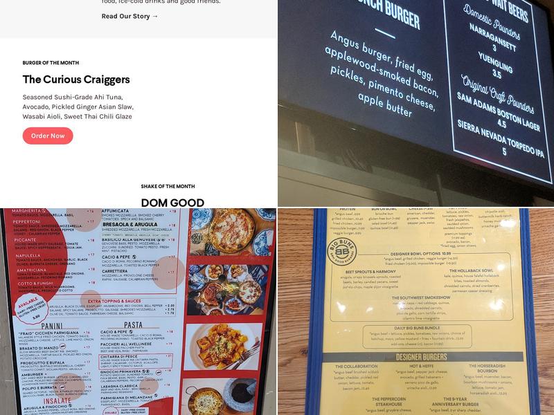 Big Buns Damn Good Burger Co. Menu