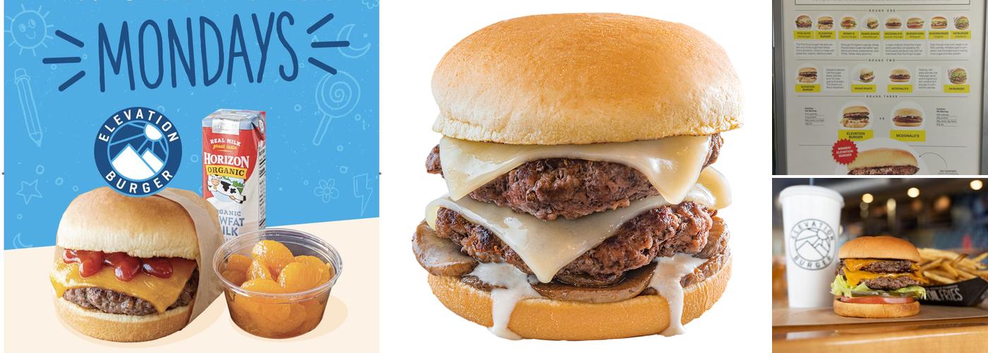 Elevation Burger Menu