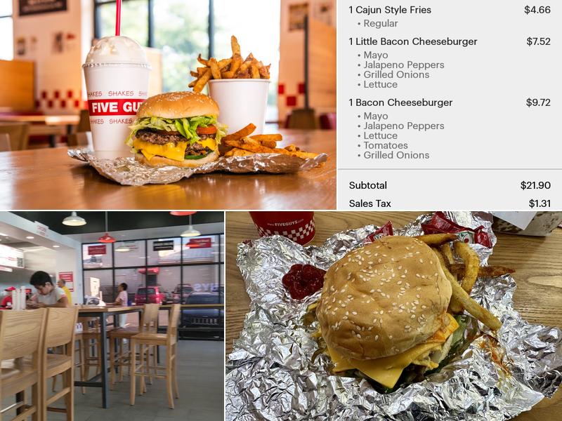 Five Guys Menu