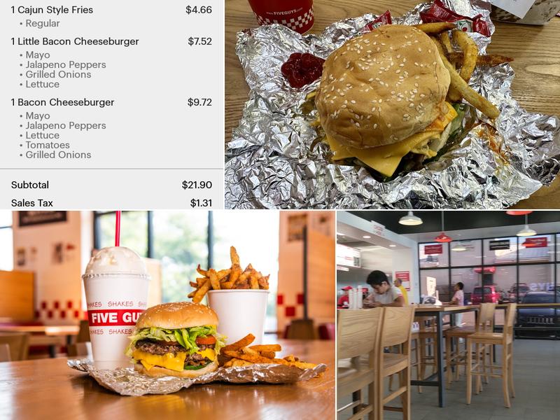 Five Guys Menu