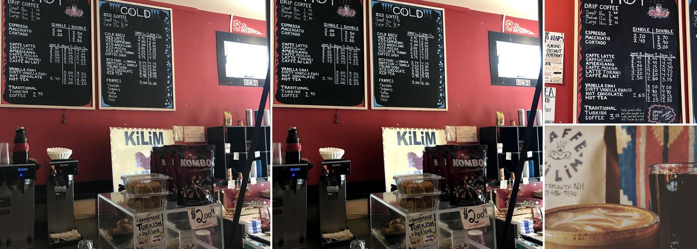 Caffe Kilim Menu