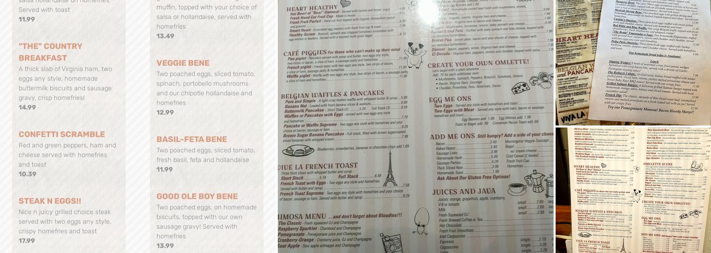 Cafe Espresso Menu