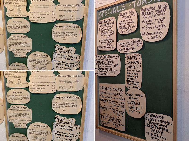 Horseshoe Café Menu