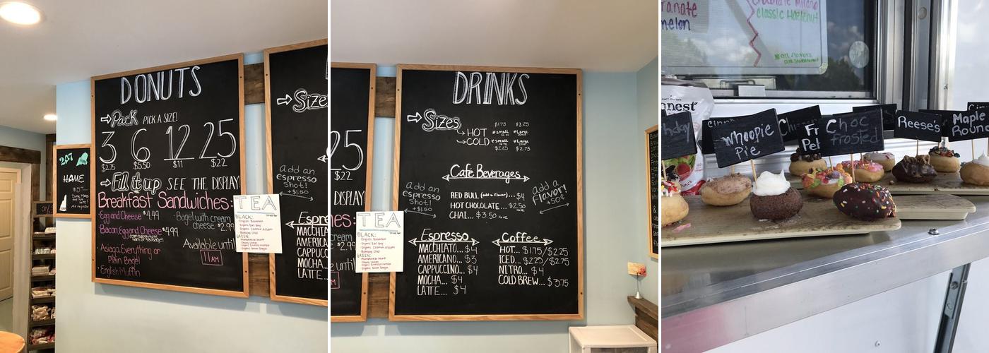 Wicked Mini Donuts Menu